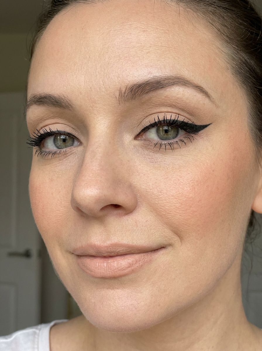 Thick Winged Liner mit Nude Lips als 2013 Makeup Inspiration 2026